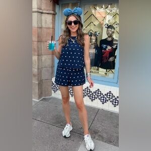 Beach riot polka dot set size small worn once new condtion